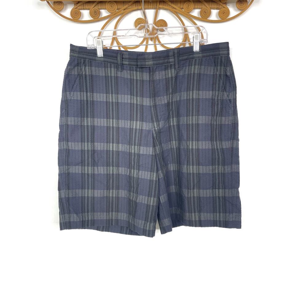 Patagonia Men's Organic Cotton Plaid Seersucker Shorts 36